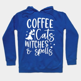 Coffee Cats Witches & Spells Hoodie